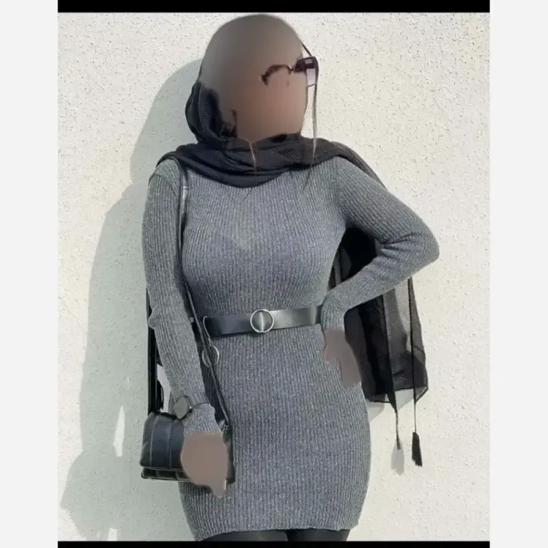 گپ بافت بلند میله ای زنانه فری سایز