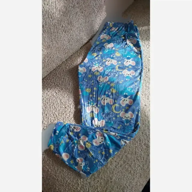 شلوار راحتی طرح عروسکی زنانه برند لیدی سایز 36 تا 48 پارچه خنک و لطیف - تصویر 4