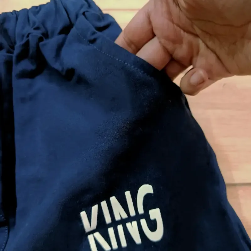 تیشرت شلوار نوجوان طرح king پنبهای سایز 55 تا 70 - تصویر 6