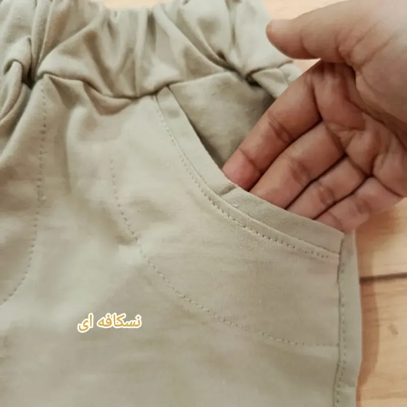 بلوز شلوار دخترانه پاپیون دورس دو نخ پنبه - تصویر 6