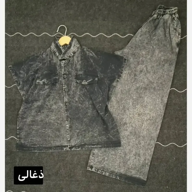 وست و شلوار بگ جین سنگشور زنانه فری سایز - تصویر 12