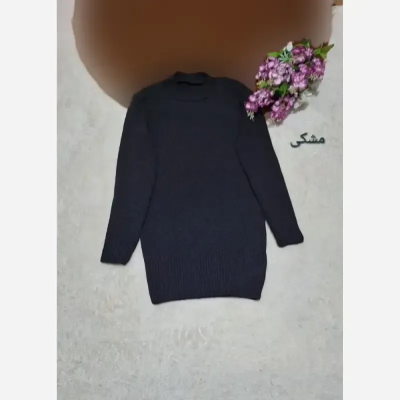 گپ بافت نیمه بلند زنانه بافت درجه یک فری سایز - تصویر 2