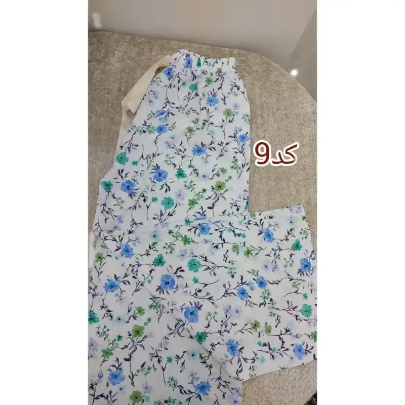 دامن شلواری نخی دامنی وارداتی نخ تایلندی سایز 36 تا 46 قد 100 - تصویر 10
