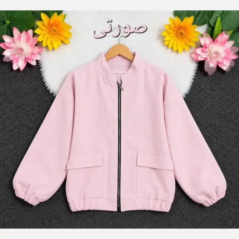 بامبر جکت فلونزی ضخیم و گرم زنانه اسپرت رنگی - تصویر 2