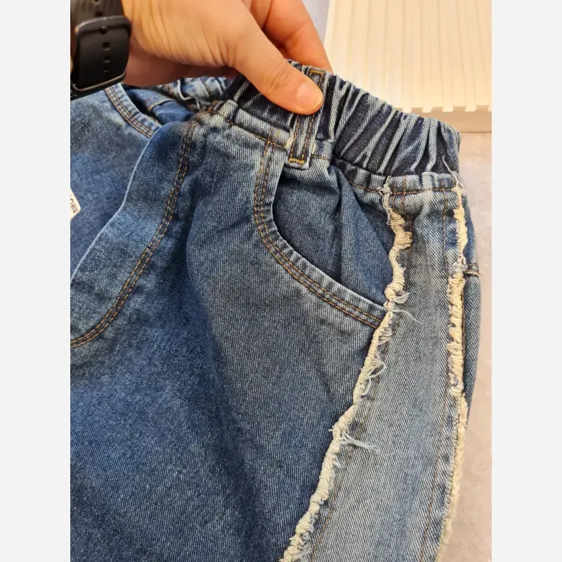 ست پاییزه بچگانه بلوز دورس و شلوار جین بگ سایز 50 تا 65 - تصویر 13
