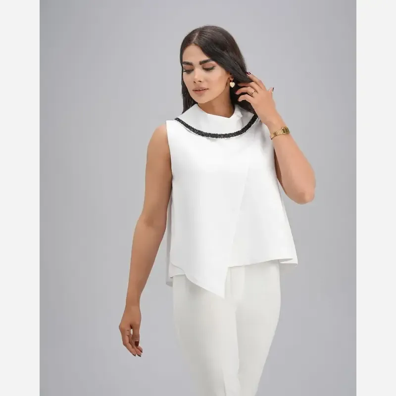 تاپ مجلسی زنانه و دخترانه شومیز ترک سایز 1 و 2 - تصویر 2