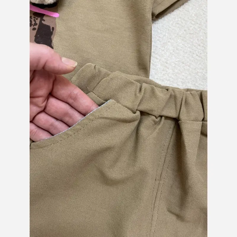 ست تیشرت و شلوارک بچگانه نخ پنبه وارداتی طرح فانتزی مناسب 9 ماه تا 4 سال - تصویر 7