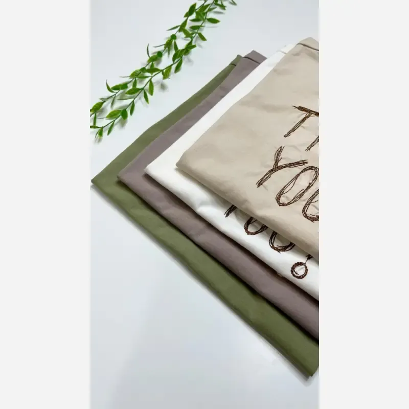 تیشرت اورسایز دخترانه thankyou لش استایل آستین کیمونو - تصویر 6