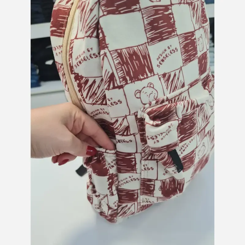 کوله پشتی بچگانه مدرسه و مهدکودک سبک و جادار قابل شستشو ابعاد 40 در 32 سانتیمتر - تصویر 17