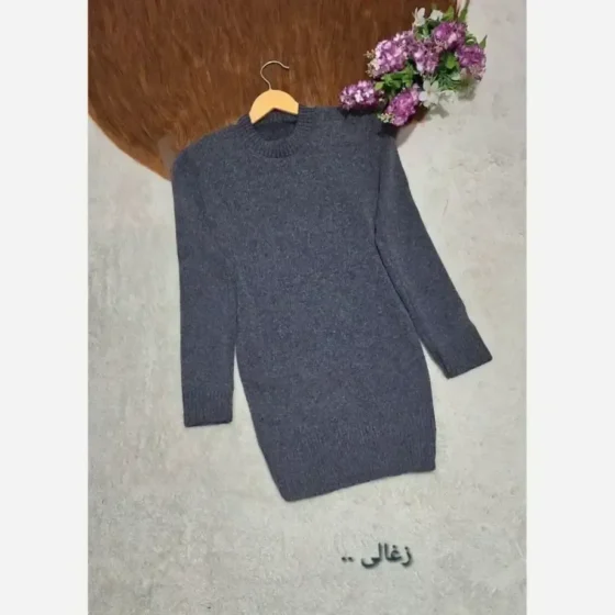 گپ بافت نیمه بلند زنانه بافت درجه یک فری سایز
