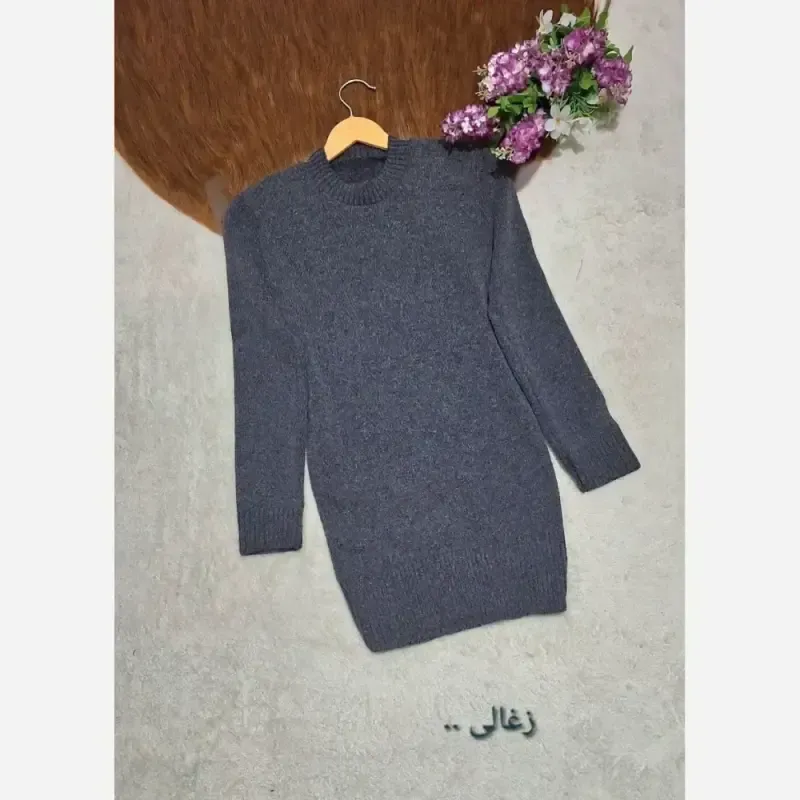 گپ بافت نیمه بلند زنانه بافت درجه یک فری سایز