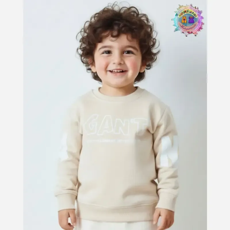بلوز پاییزه بچگانه دورس اسپرت مدل GANT فینگردار سایز 1 تا 20 سال - تصویر 2