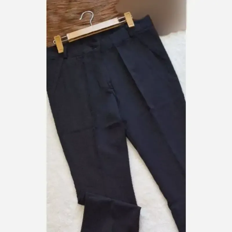 شلوار دمپا گشاد مشکی مازراتی زنانه دخترانه قد 102 سایز 40 تا 52 - تصویر 7