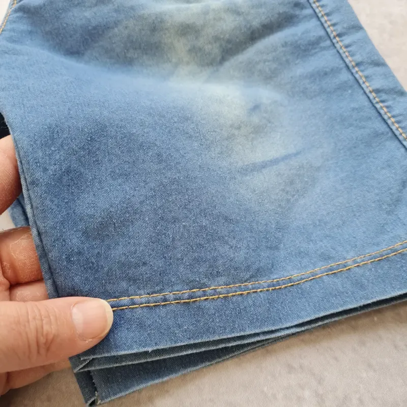 شلوارک جین کاغذی راحتی بچگانه سایز 2 تا 7 سال - تصویر 4